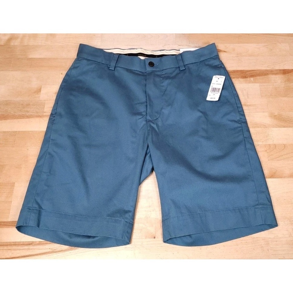 Brooks Brothers Shorts Mens 30‎ Blue Advantage Chino Wrinkle Resistant Stretch